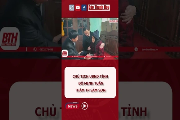 Chủ tịch UBND tỉnh Đỗ Minh Tuấn thăm TP Sầm Sơn