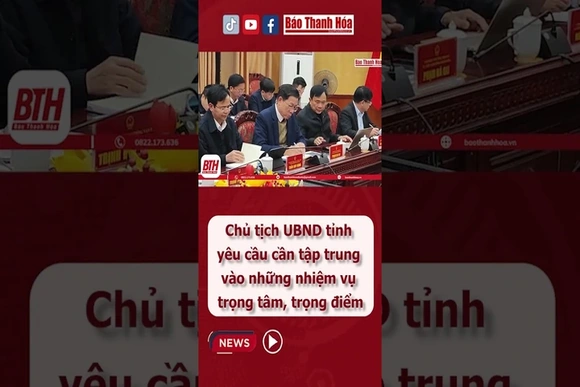 Chủ tịch UBND tỉnh yêu cầu tập trung vào những nhiệm vụ trọng tâm, trọng điểm