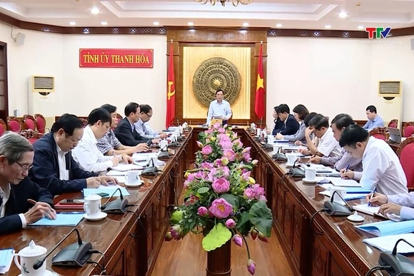 Duyệt nội dung chương trình Đại hội đại biểu Liên hiệp các Hội Khoa học và kỹ thuật tỉnh Thanh Hoá l