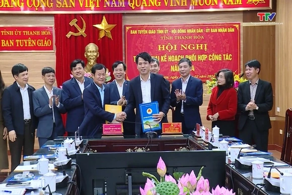 Ban Tuyên giáo Tỉnh uỷ, HĐND tỉnh và UBND tỉnh triển khai chương trình phối hợp năm 2024