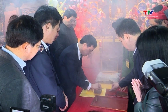 Lễ hội Đền thờ Trần Hưng Đạo, xã Yên Dương, huyện Hà Trung