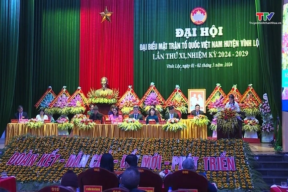 Đại hội đại biểu MTTQ huyện Vĩnh Lộc lần thứ XI, nhiệm kỳ 2024 - 2029