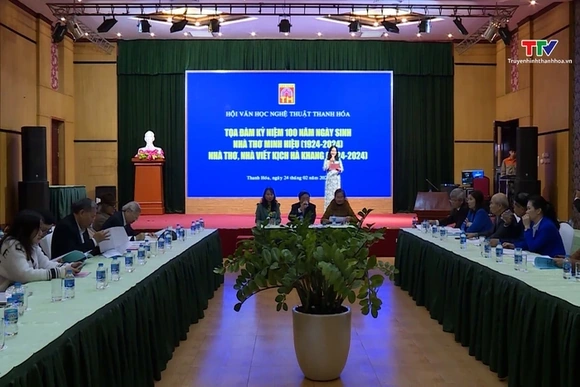 Tọa đàm kỷ niệm 100 năm ngày sinh nhà thơ Minh Hiệu và nhà thơ, nhà viết kịch Hà Khang