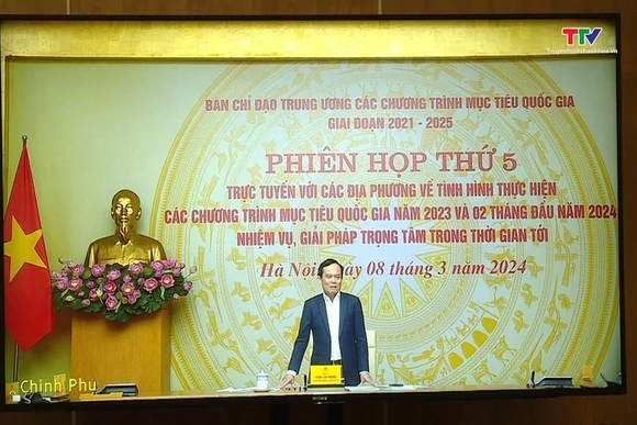 Đẩy nhanh tiến độ thực hiện các chương trình mục tiêu quốc gia