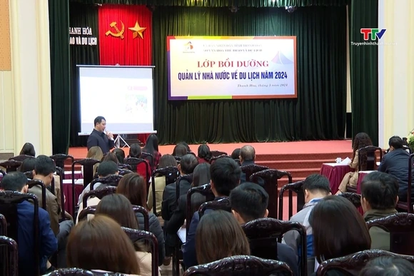 Khai giảng lớp bồi dưỡng quản lý Nhà nước về du lịch năm 2024