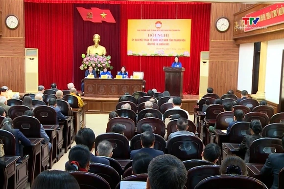 Hội nghị Ủy ban Mặt trận Tổ quốc Việt Nam tỉnh Thanh Hóa lần thứ 15 ( khóa XIV)