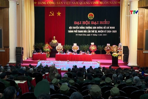 Hội truyền thống Trường Sơn - Đường Hồ Chí Minh thành phố Thanh Hóa Đại hội lần thứ 3, nhiệm kỳ 2024
