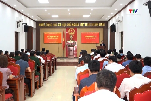 Kỳ họp thứ 16, HĐND huyện Mường Lát khóa VI