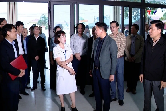 Bí thư Tỉnh uỷ kiểm tra tiến độ các dự án Chương trình phục hồi và phát triển kinh tế - xã hội