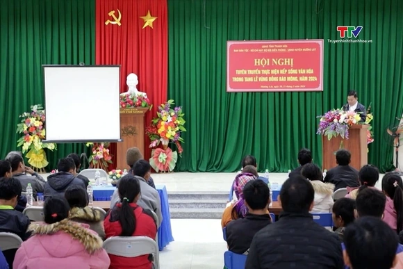 Nâng cao công tác tuyên truyền thực hiện nếp sống văn hoá trong tang lễ vùng đồng bào Mông năm 2024