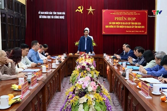 Xác định nhiệm vụ khoa học công nghệ cấp tỉnh năm 2024, định hướng ưu tiên năm 2025