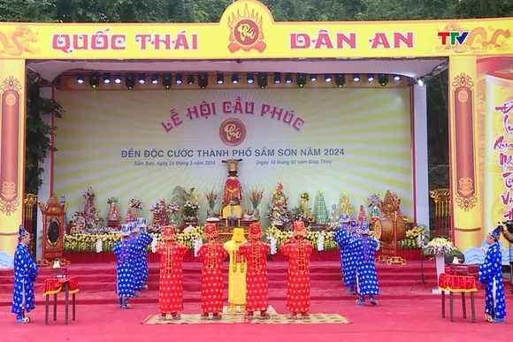 Lễ hội cầu phúc Đền Độc Cước năm 2024