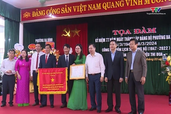 Kỷ niệm 77 năm ngày thành lập Đảng bộ phường Ba Đình, thành phố thanh Hóa