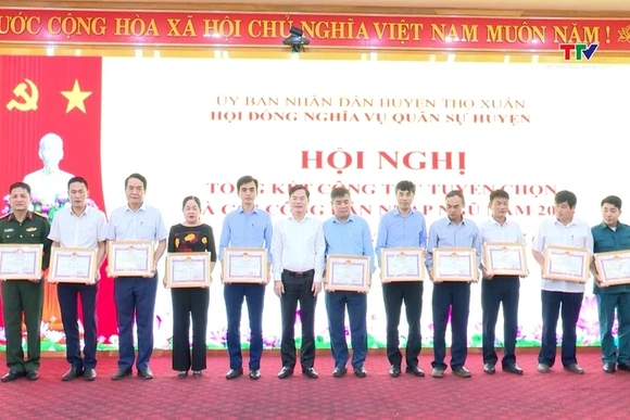 Thọ Xuân tổng kết công tác tuyển chọn và gọi công dân nhập ngũ năm 2024