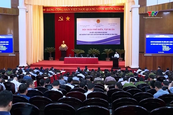 Hội thảo phổ biến quy chuẩn kỹ thuật quốc gia về an toàn cháy cho nhà và công trình
