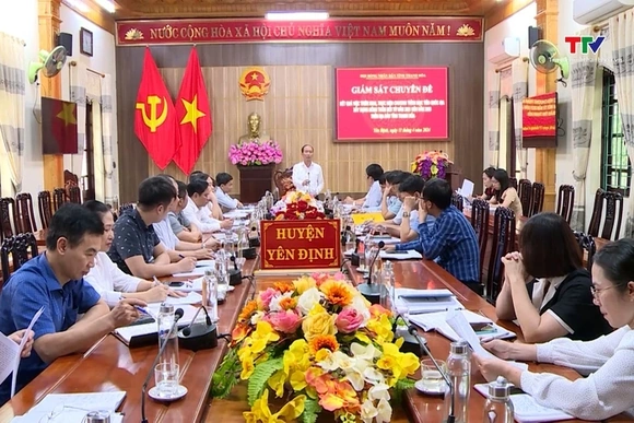 Giám sát chuyên đề về kết quả việc thực hiện Chương tình mục tiêu quốc gia xây dựng  nông thôn mới