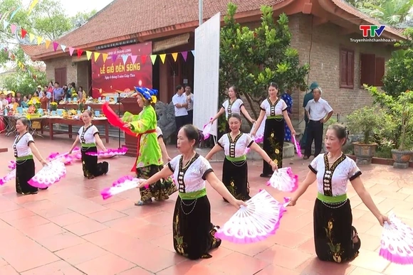 Lễ Giỗ Đức Thánh Đại Vương Tham Xung Tá Quốc tại Đền Sòng, xã Quảng Long, huyện Quảng Xương