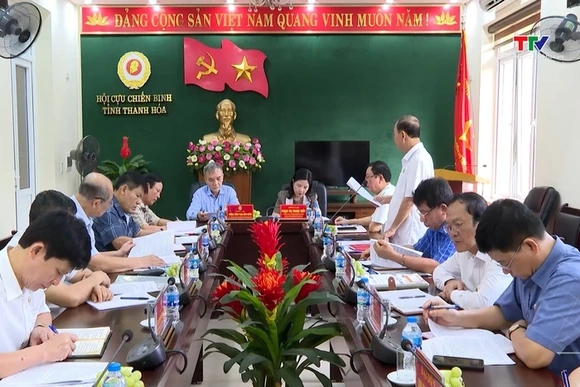 Trung ương Hội cựu chiến binh Việt Nam làm việc tại tỉnh Thanh Hóa