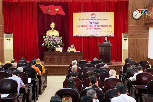 Hội nghị Ủy ban Mặt trận Tổ quốc tỉnh Thanh Hóa lần thứ 16 (khóa XIV)