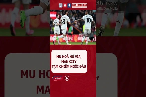 MU hoà hú vía, Man City tạm chiếm ngôi đầu #MU #manCity #EPL