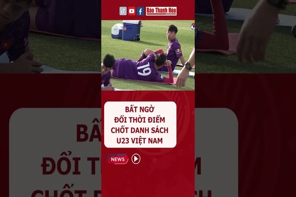 Bất ngờ đổi thời điểm chốt danh sách U23 Việt Nam #Thaison #U23VN #u23ChauA