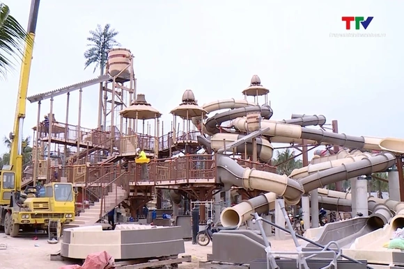 Gấp rút hoàn thành dự án Công viên Sun World Sầm Sơn