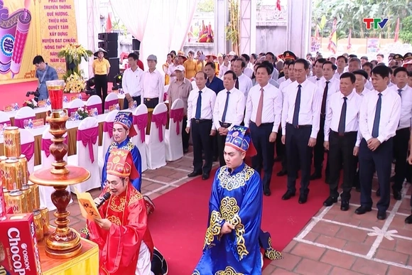 Khai mạc Lễ hội Đền thờ Lê Văn Hưu năm 2024