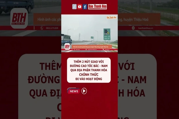 Hai nút giao Thiệu Giang và Đồng Thắng chính thức được đưa vào khai thác #nutgiao #CaotocMaiSon