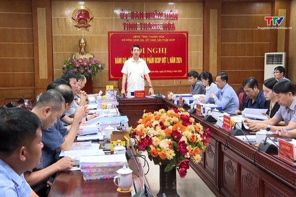 Đánh giá, phân hạng các sản phẩm OCOP cấp tỉnh đợt 1 năm 2024