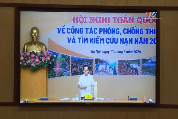 Hội nghị trực tuyến toàn quốc về công tác phòng, chống thiên tai và tìm kiếm cứu nạn năm 2024