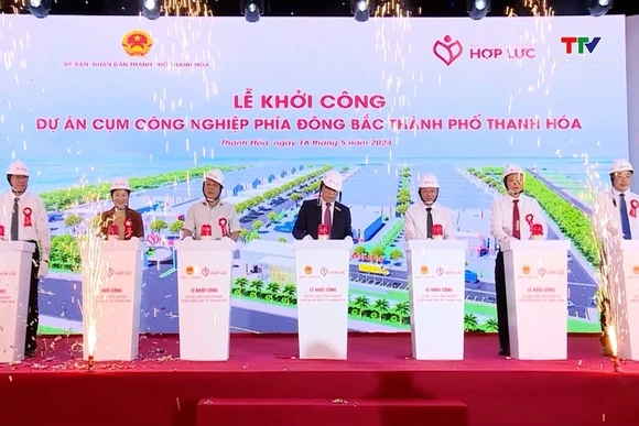 Khởi công Dự án Cụm công nghiệp phía Đông Bắc, thành phố Thanh Hóa