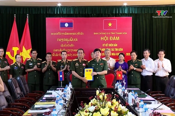 Tăng cường công tác phối hợp tìm kiếm, quy tập hài cốt liệt sĩ hy sinh tại Lào