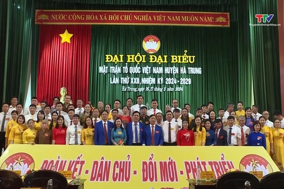 Đại hội đại biểu Mặt trận Tổ quốc huyện Hà Trung lần thứ XXII