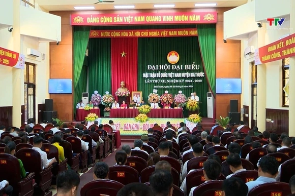 Đại hội đại biểu Uỷ ban Mặt trận Tổ quốc Việt Nam huyện Bá Thước lần thứ XII, nhiệm kỳ 2024-2029