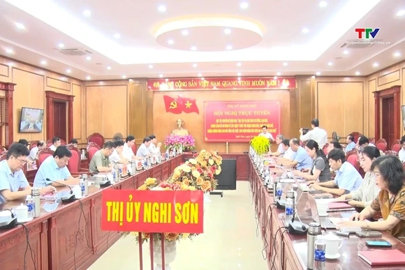 Thị ủy Nghi Sơn tổ chức Hội nghị học tập chuyên đề năm 2024 về Học tập và làm theo tư tưởng, đạo đức