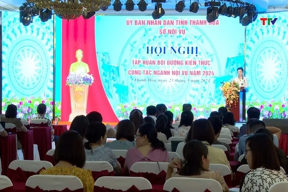 Hội nghị tập huấn kiến thức lĩnh vực ngành nội vụ năm 2024