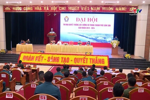 Đại hội thi đua quyết thắng lực lượng vũ trang thành phố Sầm Sơn