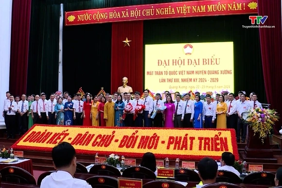 Đại hội đại biểu Mặt trận Tổ quốc huyện Quảng Xương lần thứ XIII, nhiệm kỳ 2024-2029