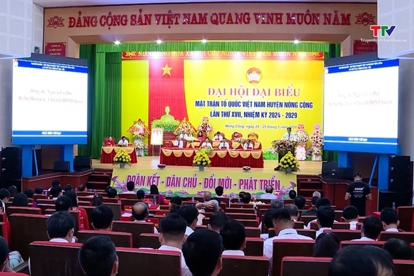 Đại hội đại biểu MTTQ huyện Nông Cống lần thứ XVII, nhiệm kỳ 2024-2029