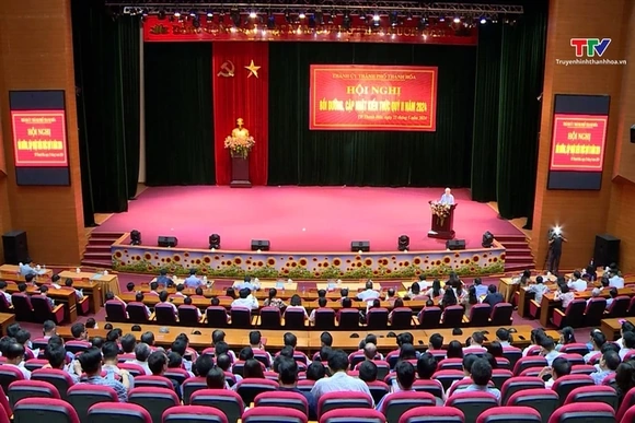 Thành ủy thành phố Thanh Hóa bồi dưỡng, cập nhật kiến thức quý II năm 2024