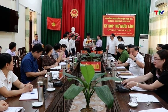 Kỳ họp thứ XVIII, HĐND huyện Quan Hoá khóa XX, nhiệm kỳ 2021-2026