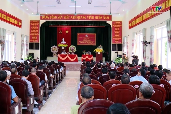Tổ đại biểu HĐND tỉnh tiếp xúc cử tri huyện Nga Sơn