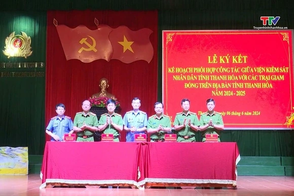 Phối hợp công tác giữa Viện Kiểm sát Nhân dân tỉnh Thanh Hóa với các trại giam