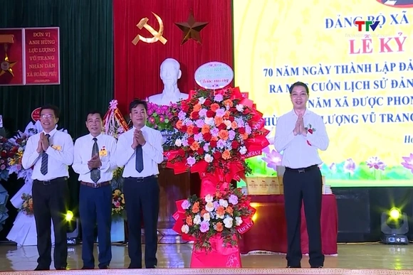 Đảng bộ xã Hoằng Phụ, huyện Hoằng Hoá kỷ niệm 70 năm ngày thành lập (1954 - 2024)