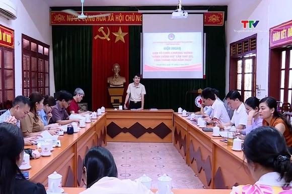 Hội nghị Ban tổ chức chương trình “Hành trình đỏ” lần thứ XII, tỉnh Thanh Hóa năm 2024