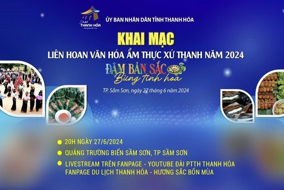 [Livestream] Lễ khai mạc Liên hoan Văn hóa Ẩm thực xứ Thanh năm 2024