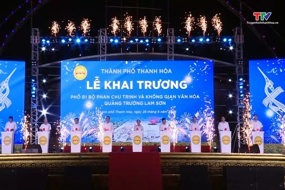 Khai trương phố đi bộ Phan Chu Trinh và không gian văn hóa Quảng trường Lam Sơn