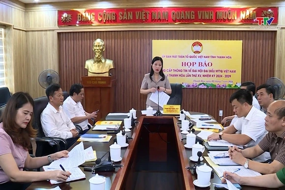 Đại hội Đại biểu MTTQ Việt Nam tỉnh Thanh Hóa lần thứ XV dự kiến diễn ra trong 2 ngày 13 và 14/7