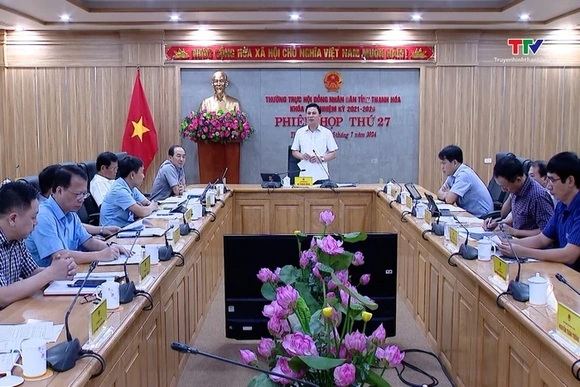 Phiên họp thứ 27 Hội đồng nhân dân tỉnh khoá XVIII