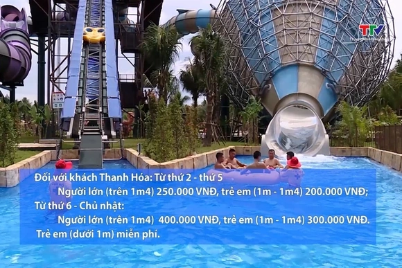 Tiện ích và giá vé Công viên nước Sun World Sầm Sơn